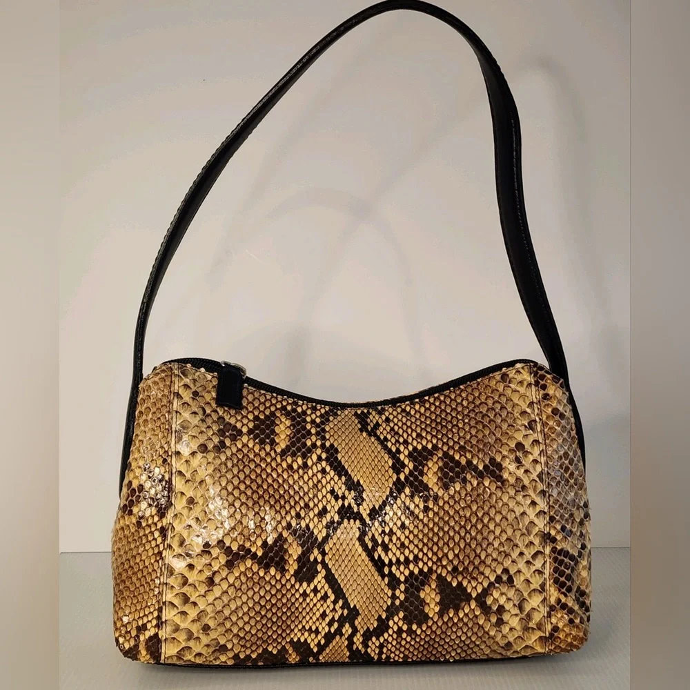 Desmo | Bags | Desmo Made In Italy Genuine Python Super Light Weight ...